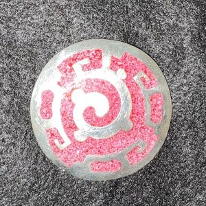 Sterling Silver with inlay